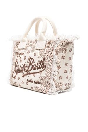 cream and brown cotton bag SAINT BARTH KIDS | COL000102565L